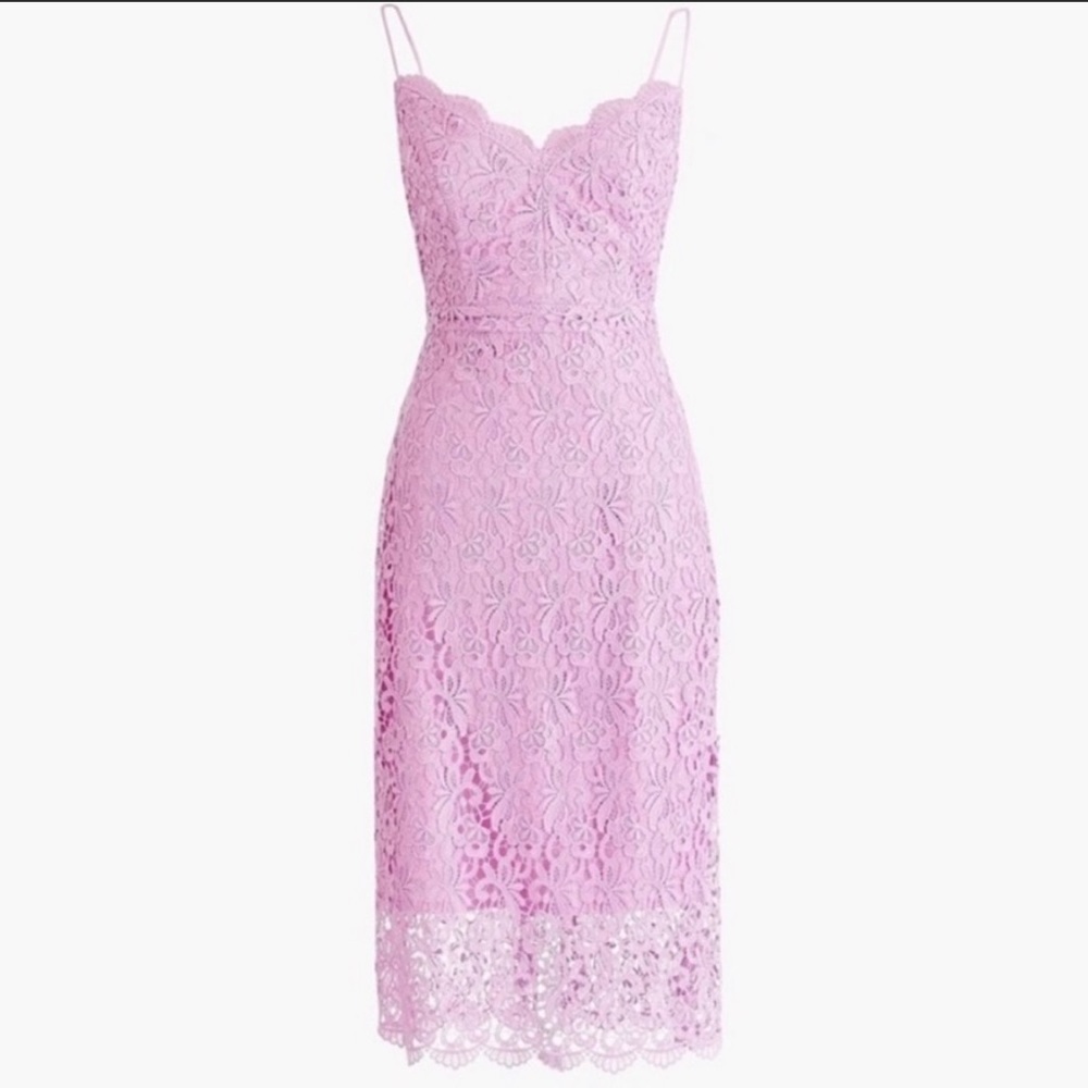 J Crew Liam Dress in Guipure Lace, Sz 2